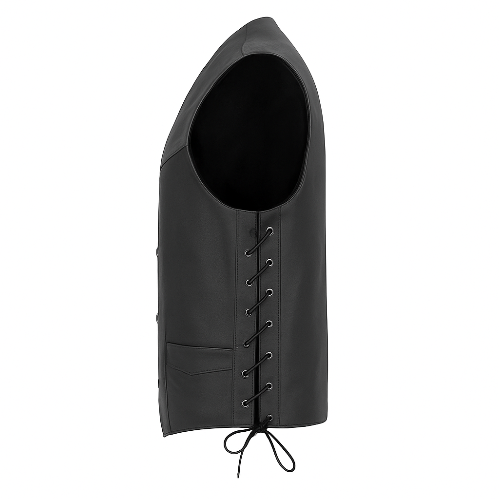 Deadman's Bluff - Men's Western Style Leather Vest