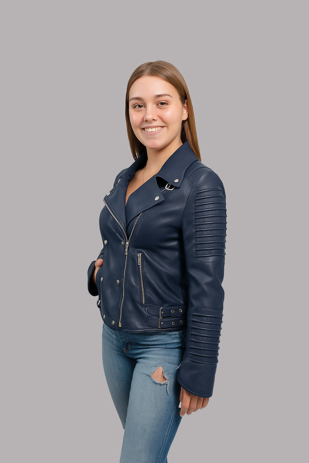 Blaze Theory Leather Jacket