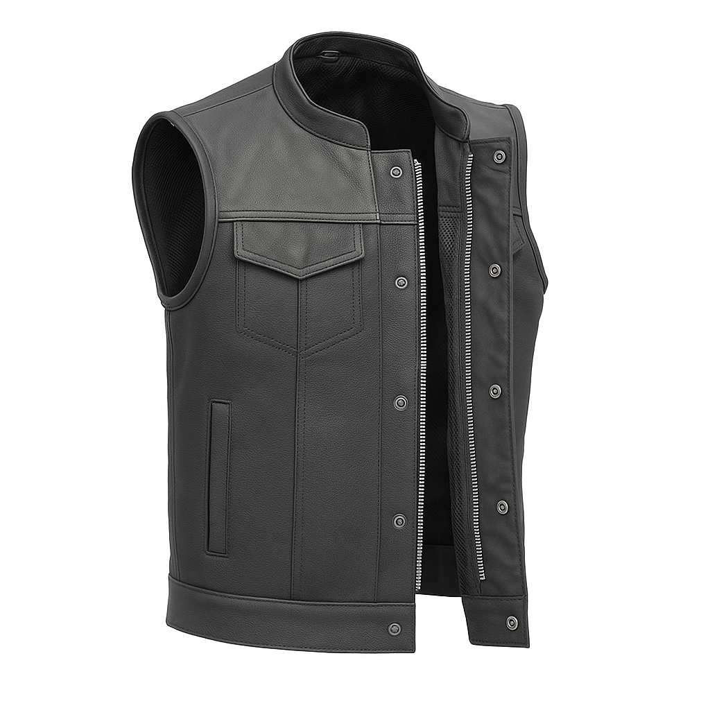 Horizon - Men's Motorcycle Leather Vest