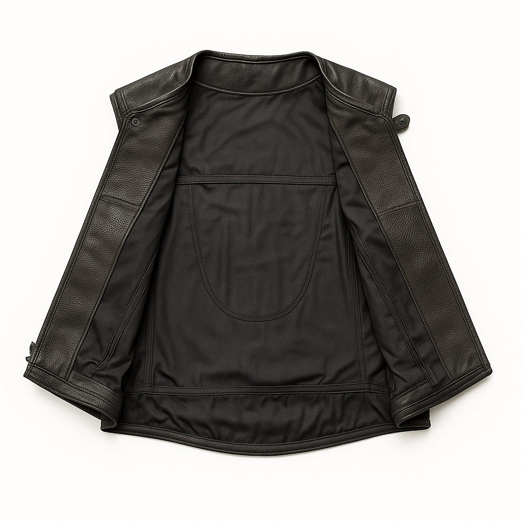 Oblivion Rider - Men's Perforated Swat Style Leather Vest