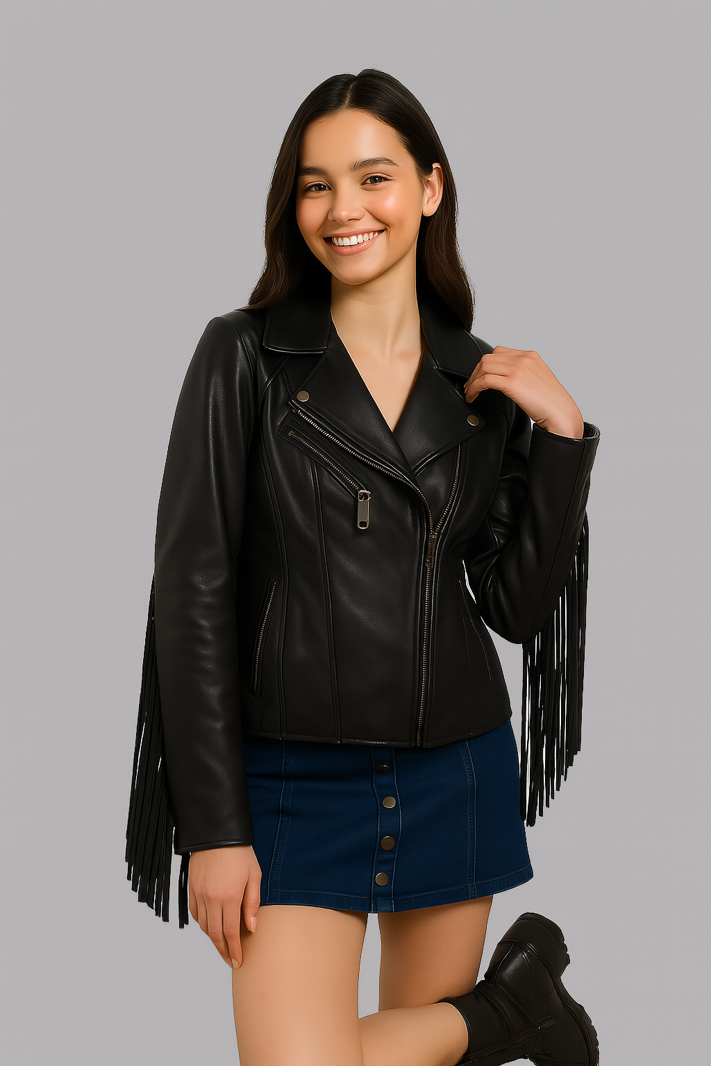 Liora Drift  Womens Fashion Leather Jacket