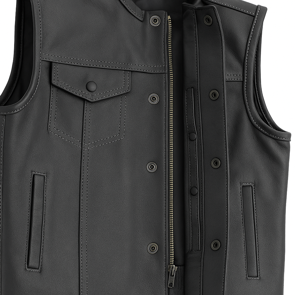 Shadow Viper - Men's Motorcycle Leather Vest