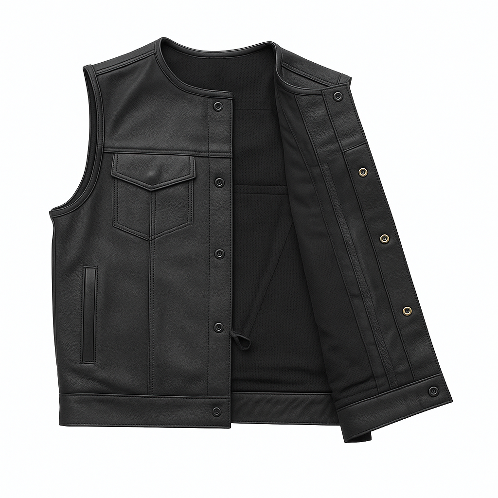 Nightbound - Men's Motorcycle Leather Vest