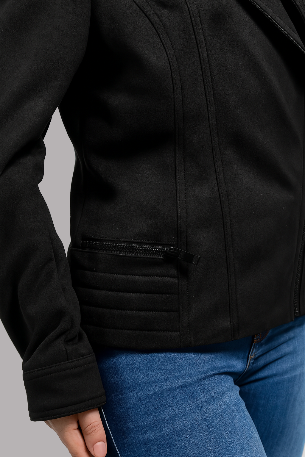 Edge Bloom Leather Jacket