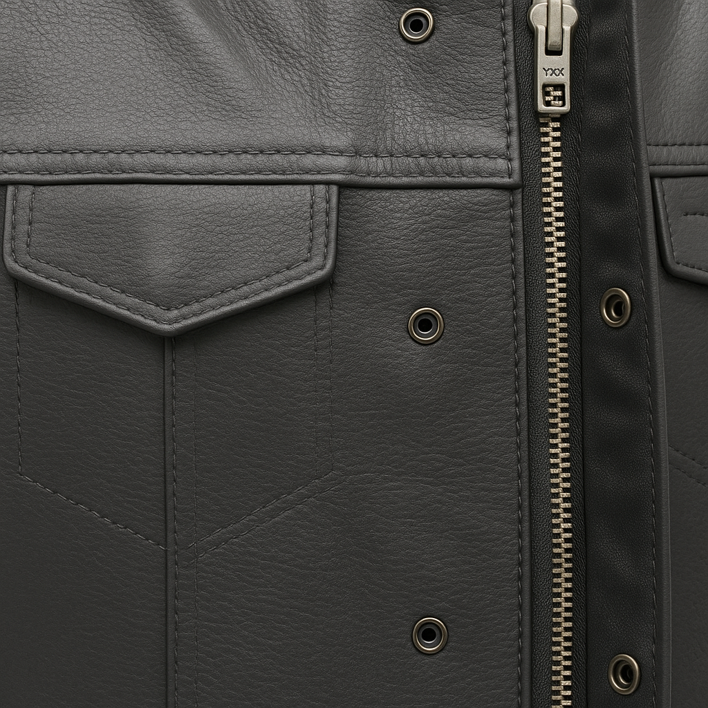 Horizon - Men's Motorcycle Leather Vest