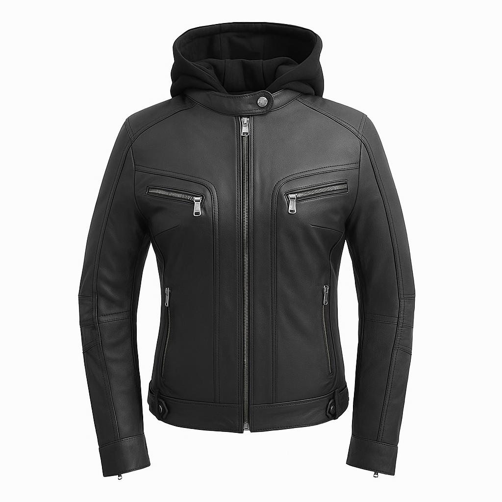 Isolde Mist Women's Lambskin Leather Jacket