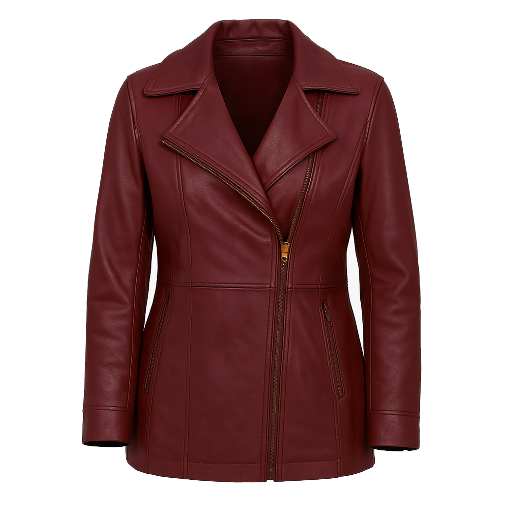 Elara Trench Leatger Coat