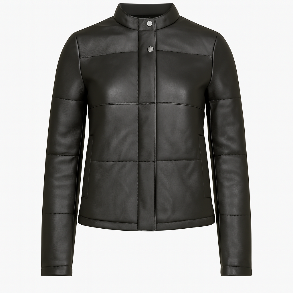 Olenna Pale Leather Jacket