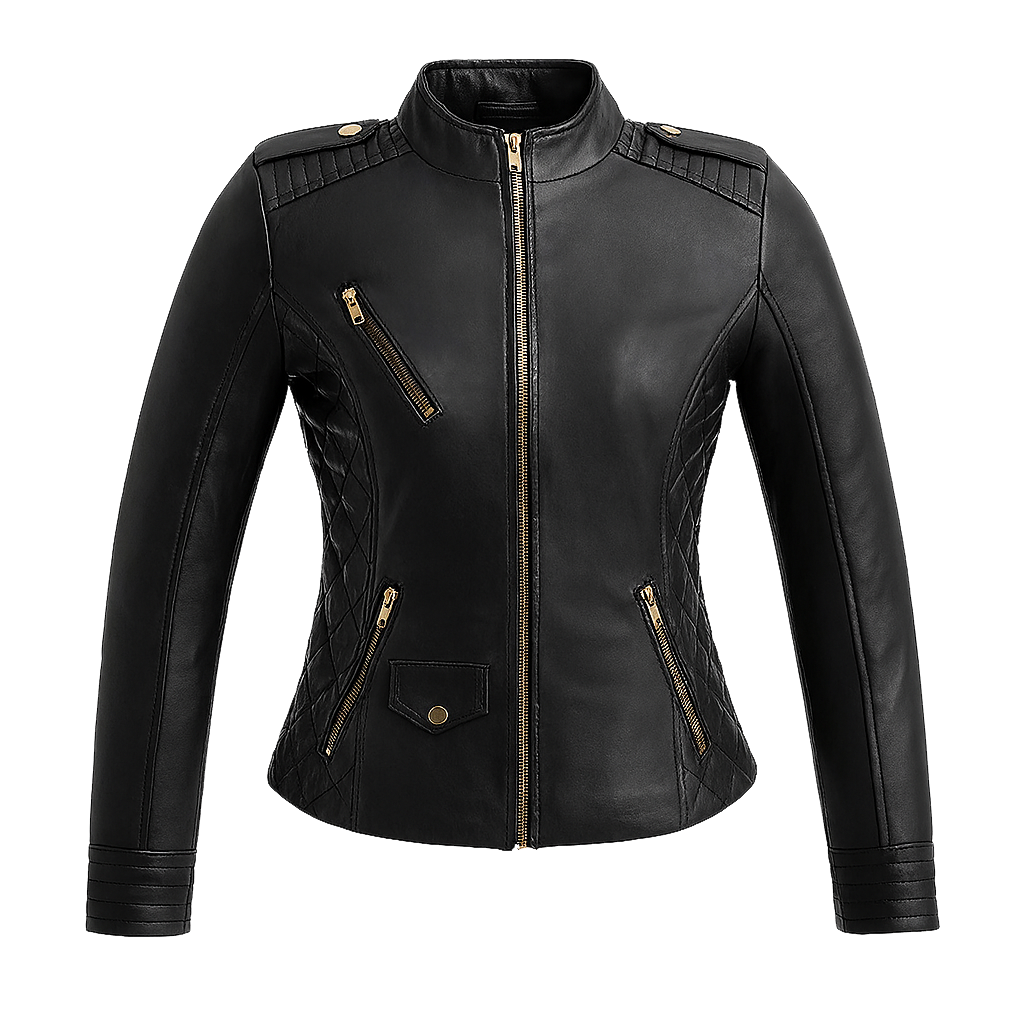 Mirielle Skin Womens Fashion Leather Jacket