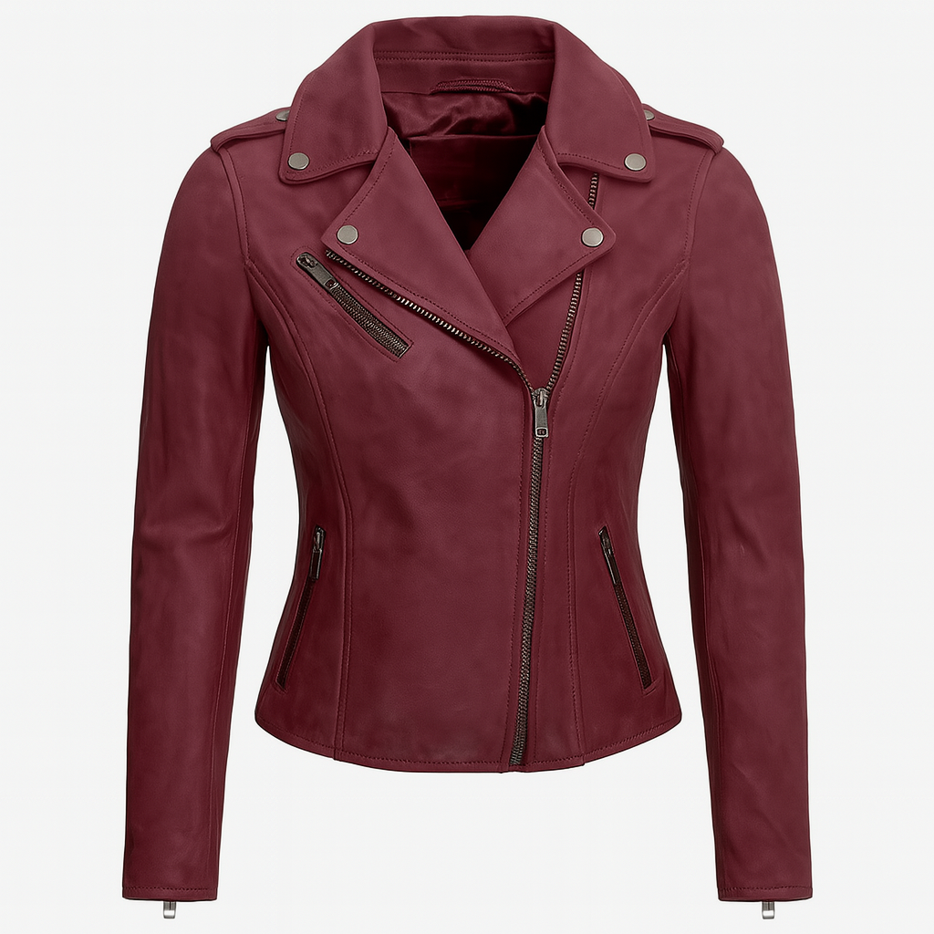 Sloane Steel Leather Jacket
