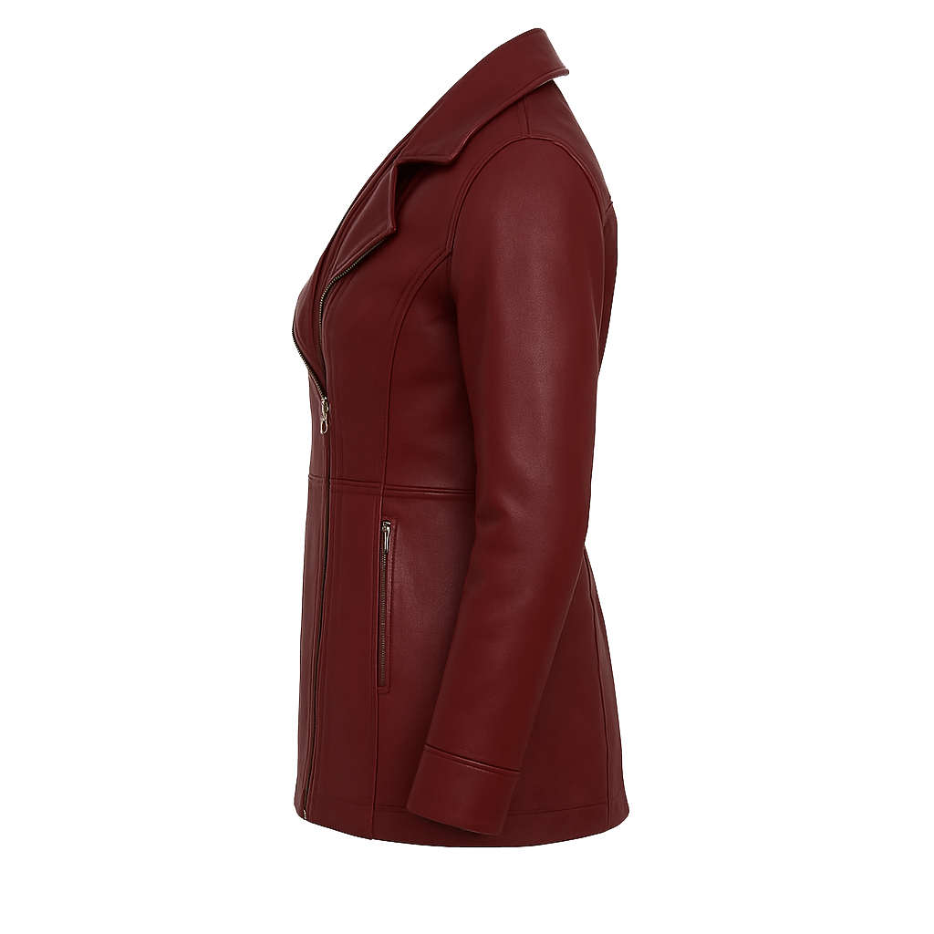 Elara Trench Leatger Coat
