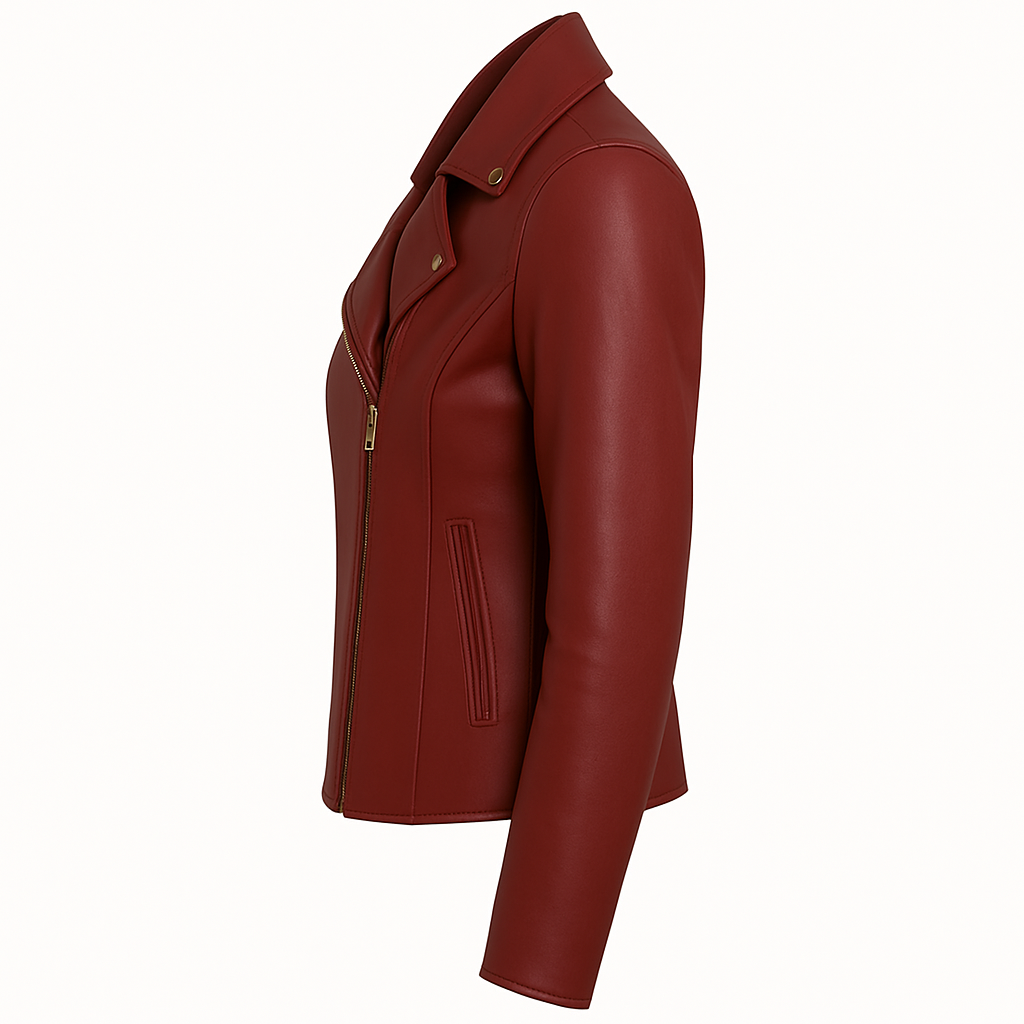 Yva Belle Fashion Lambskin Leather Jacket