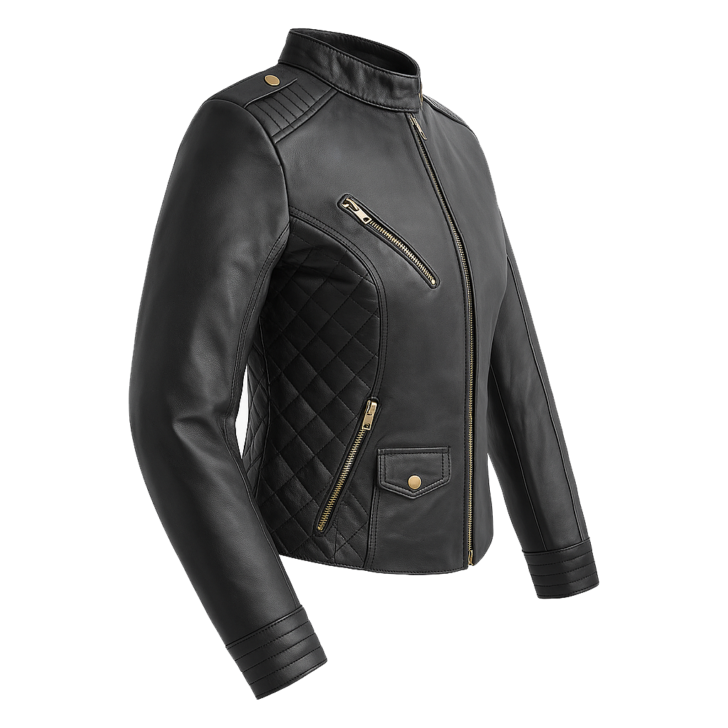 Mirielle Skin Womens Fashion Leather Jacket