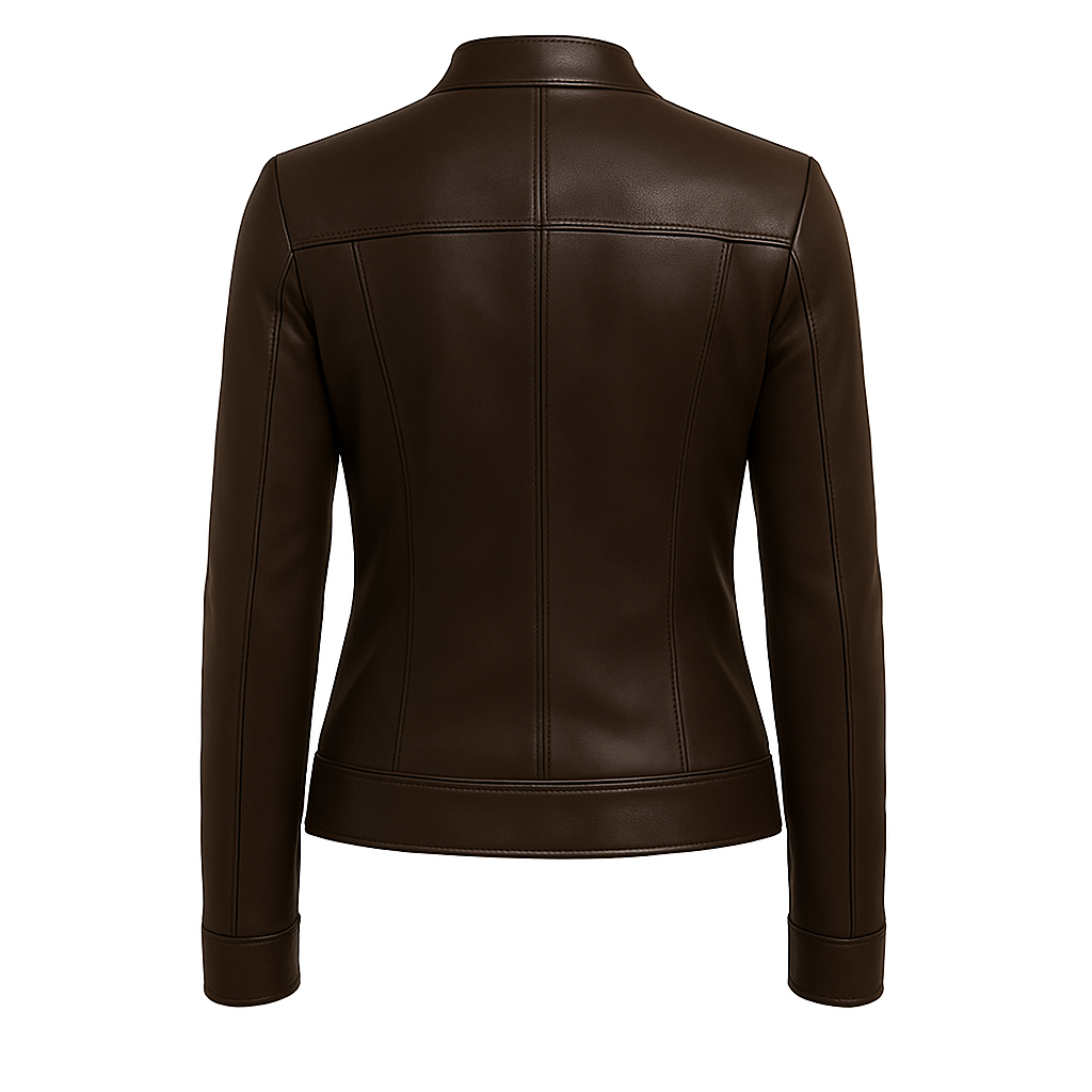 Viva Vegan by Beverly  Leather Perforated Jacket