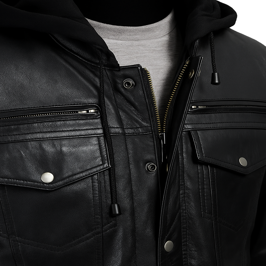 Axel Asphalt Men's Leather Jacket