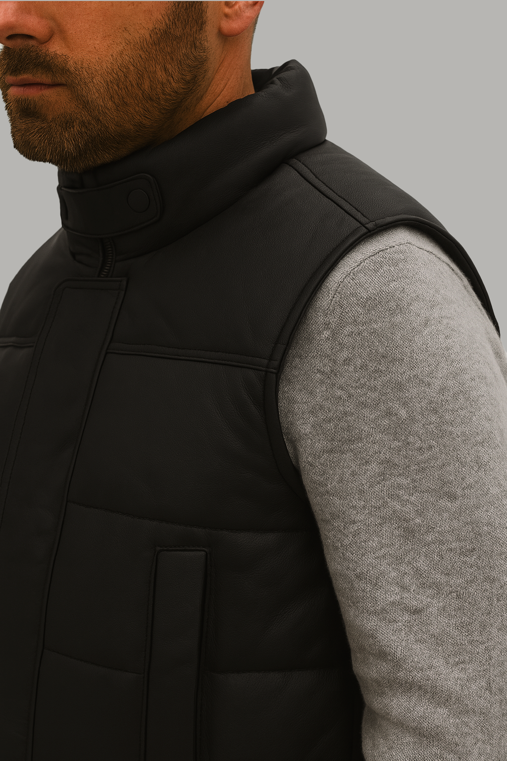 Carson Core Men Leather Vest