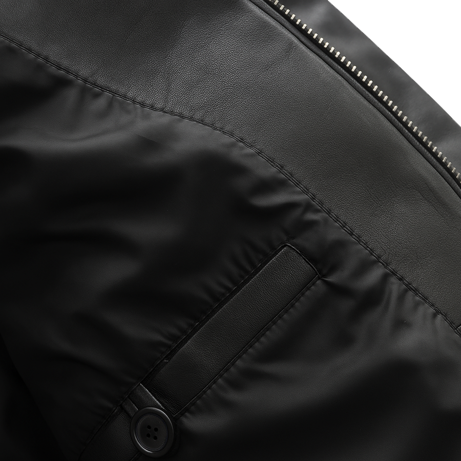 Obsidian Shield Men's leather Jacket