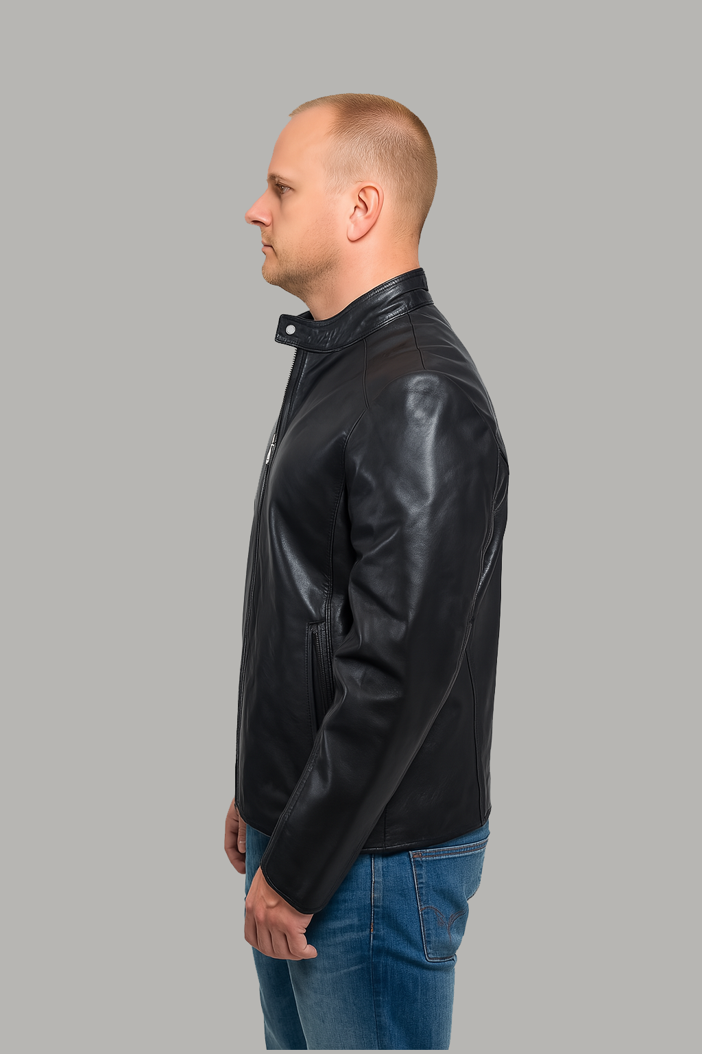 RogueWing Men's Leather Jacket