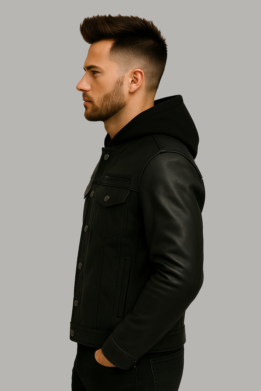 Axel Asphalt Men's Leather Jacket