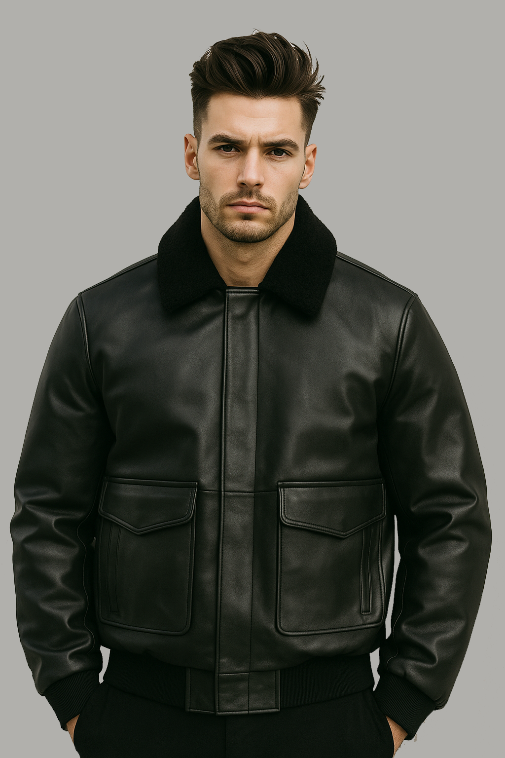 StormCruze Men's Leather Jacket