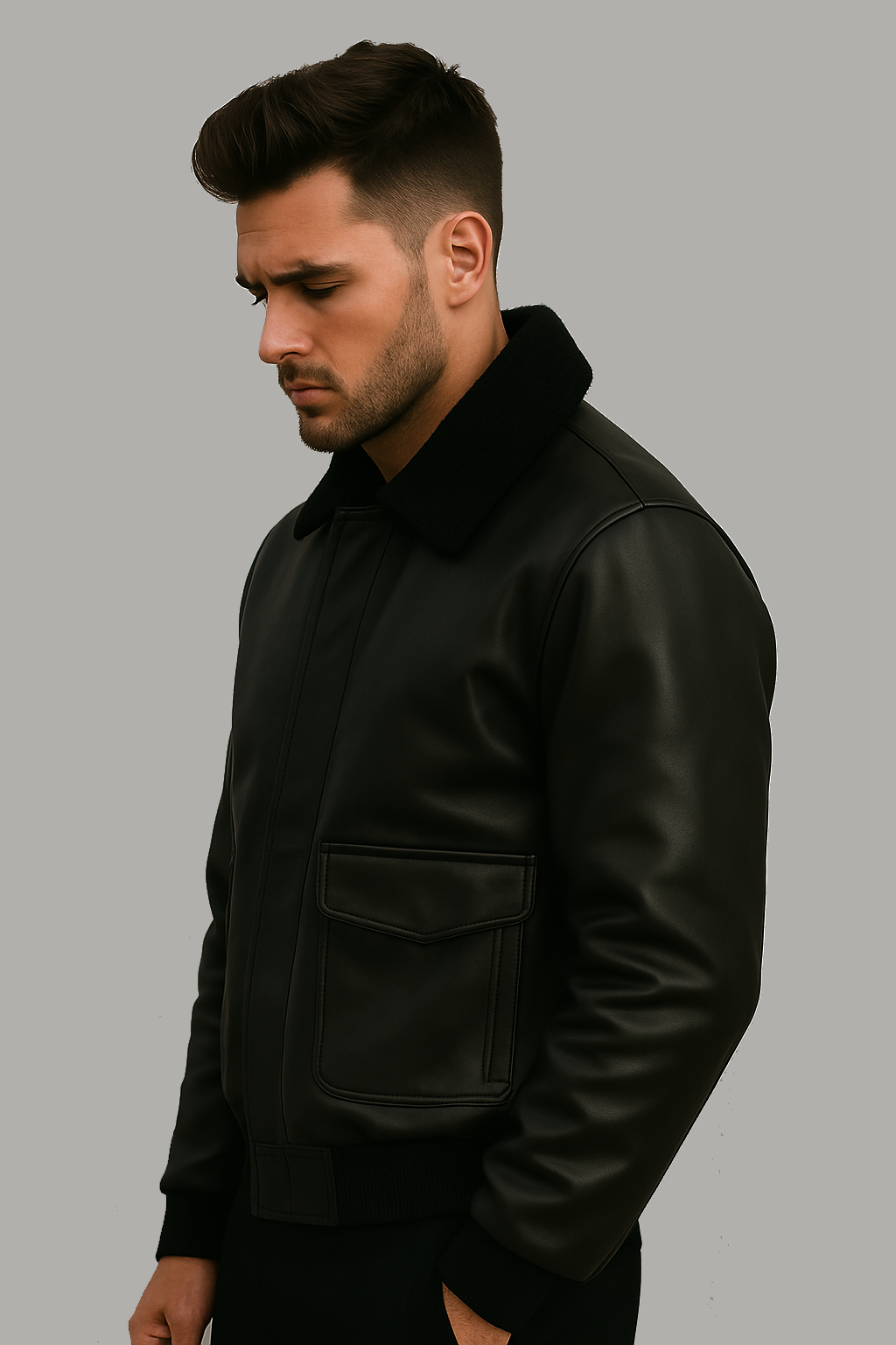 StormCruze Men's Leather Jacket