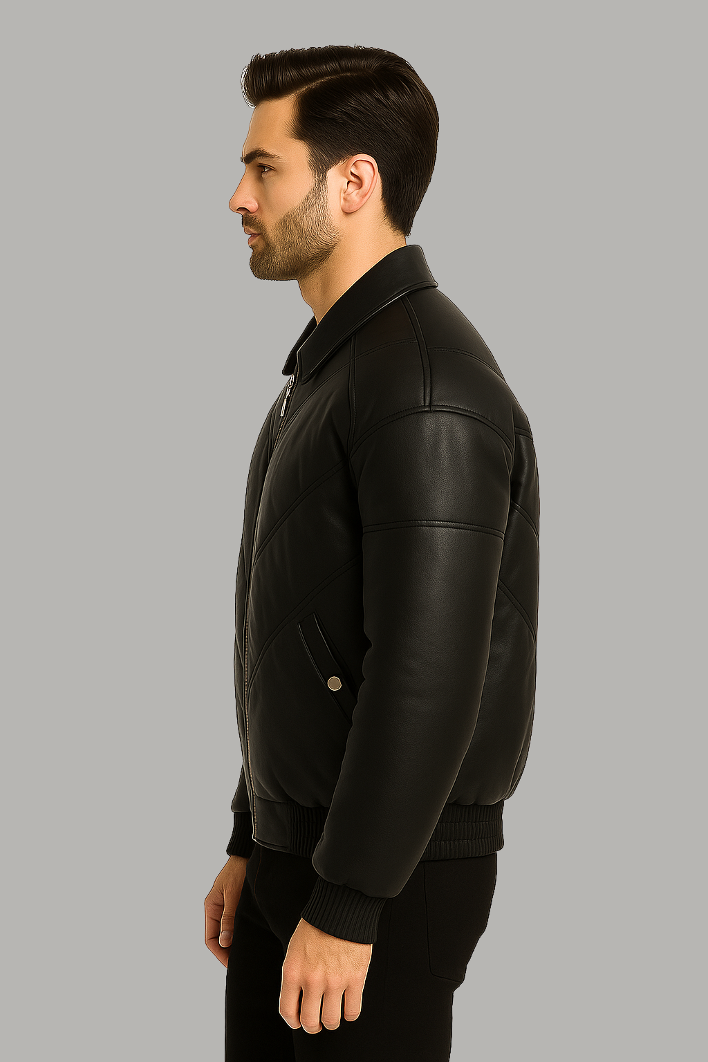 Obsidian Shield Men's leather Jacket