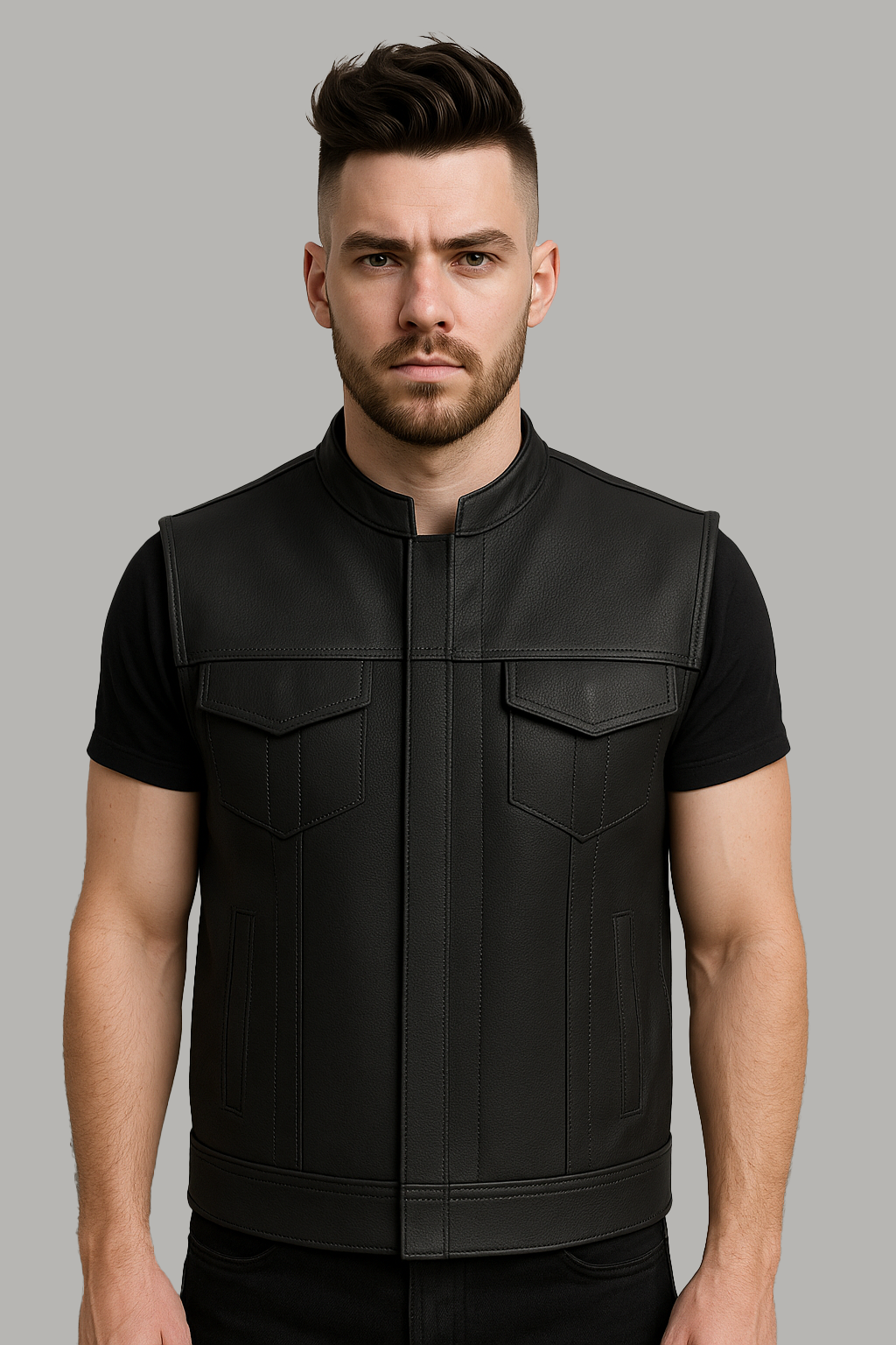 Shadow Viper - Men's Motorcycle Leather Vest