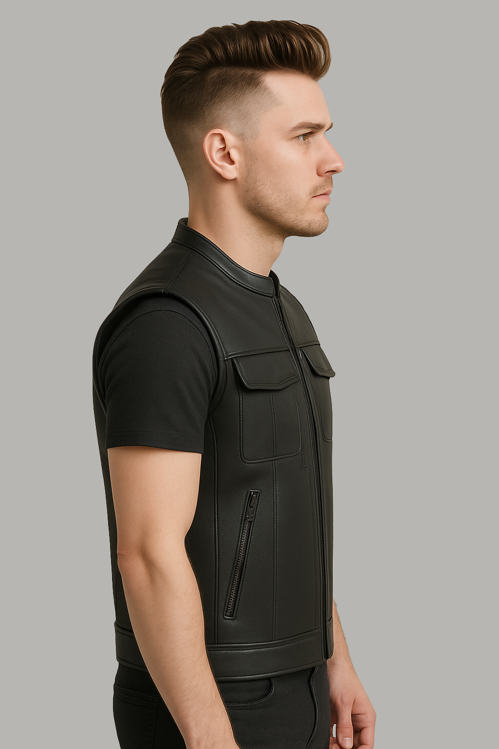 Warpath – Men's Motorcycle Leather Vest