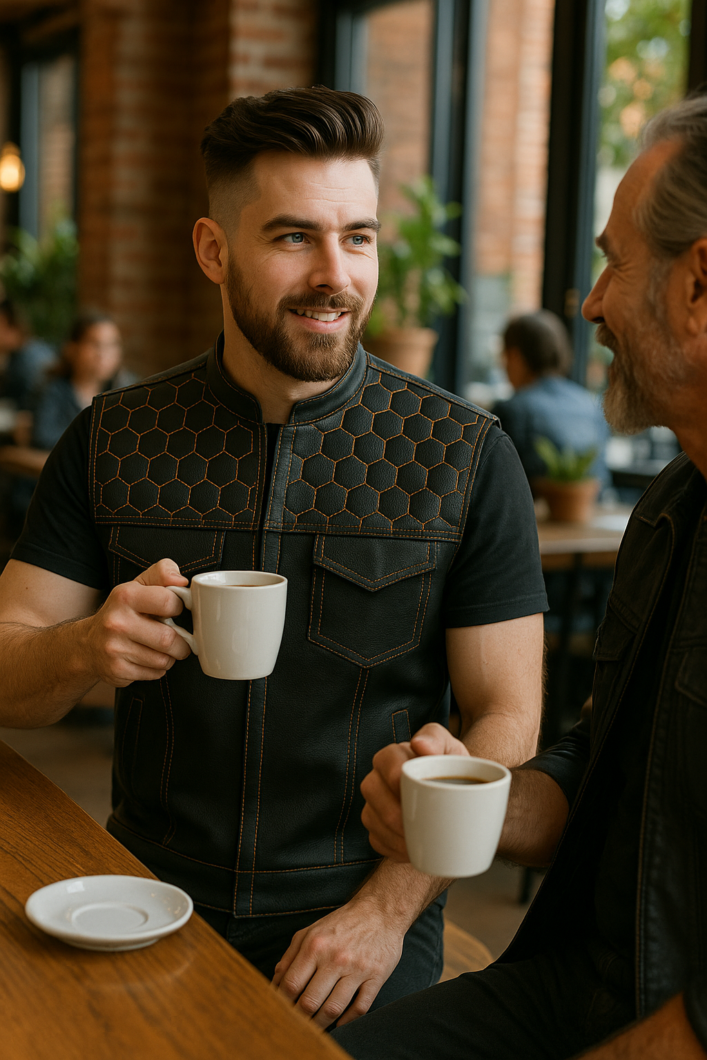 Viper - Men's Club Style Leather Vest