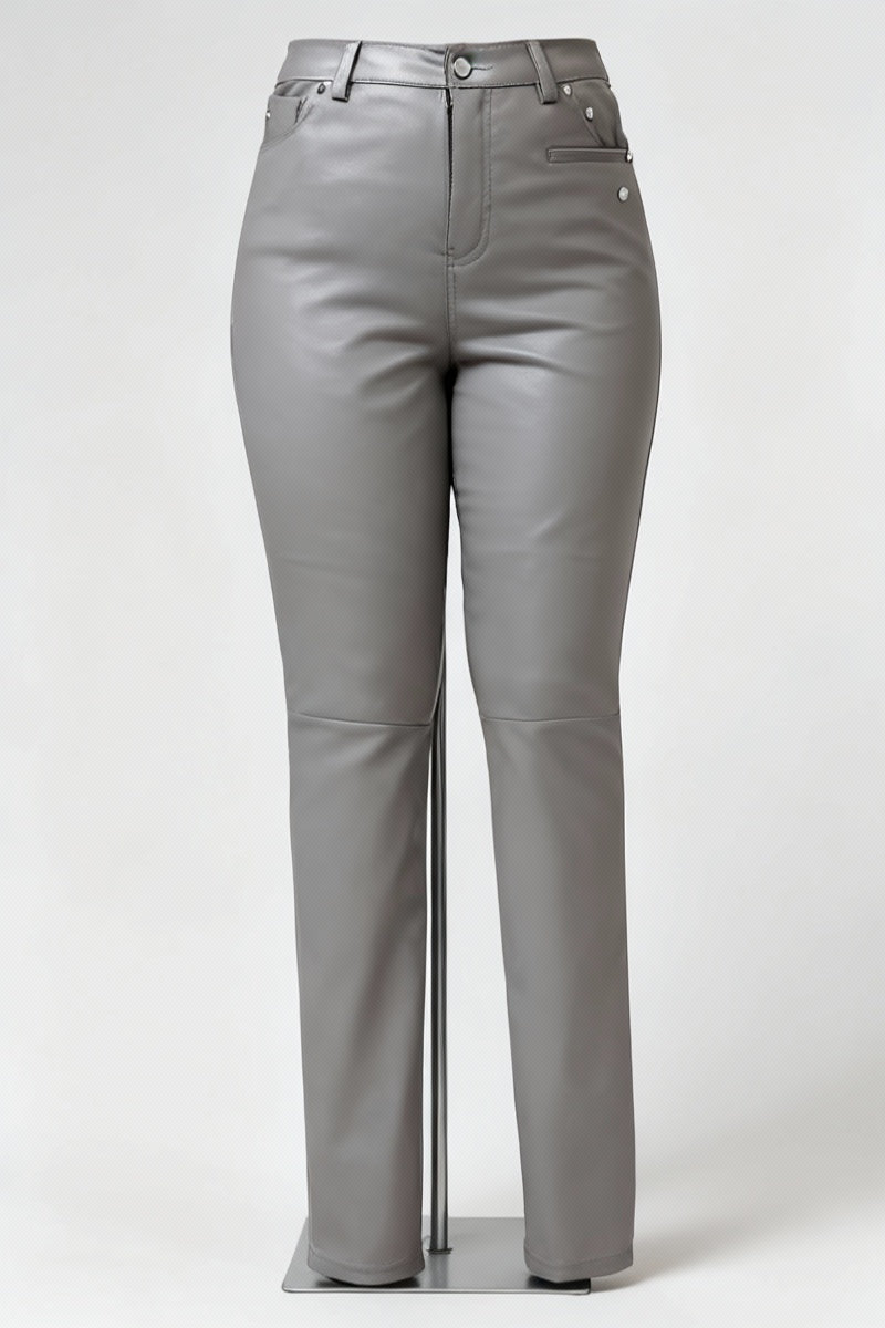 Onyx Fit Leather Pants