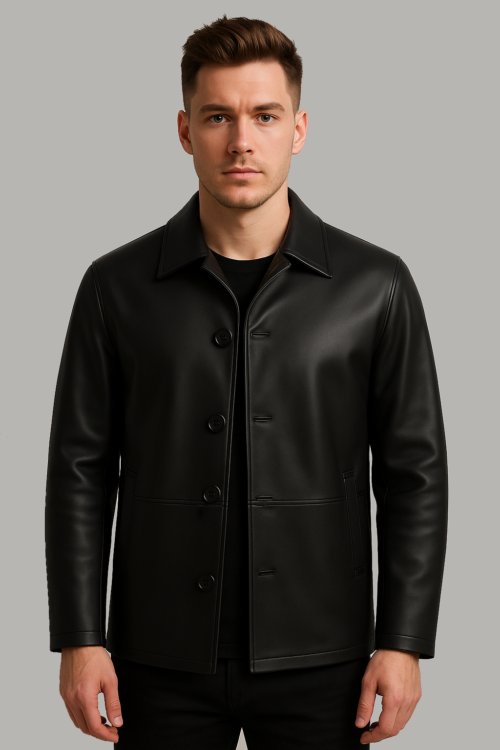 Dominor Coat Men's Leather Jacket