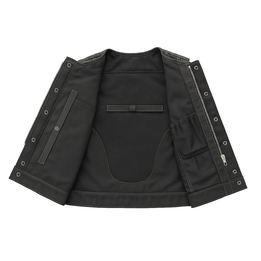 ZyraForge Moto Mesh Women's Motorcycle Vest – Diamond Quilt – Limited Edition