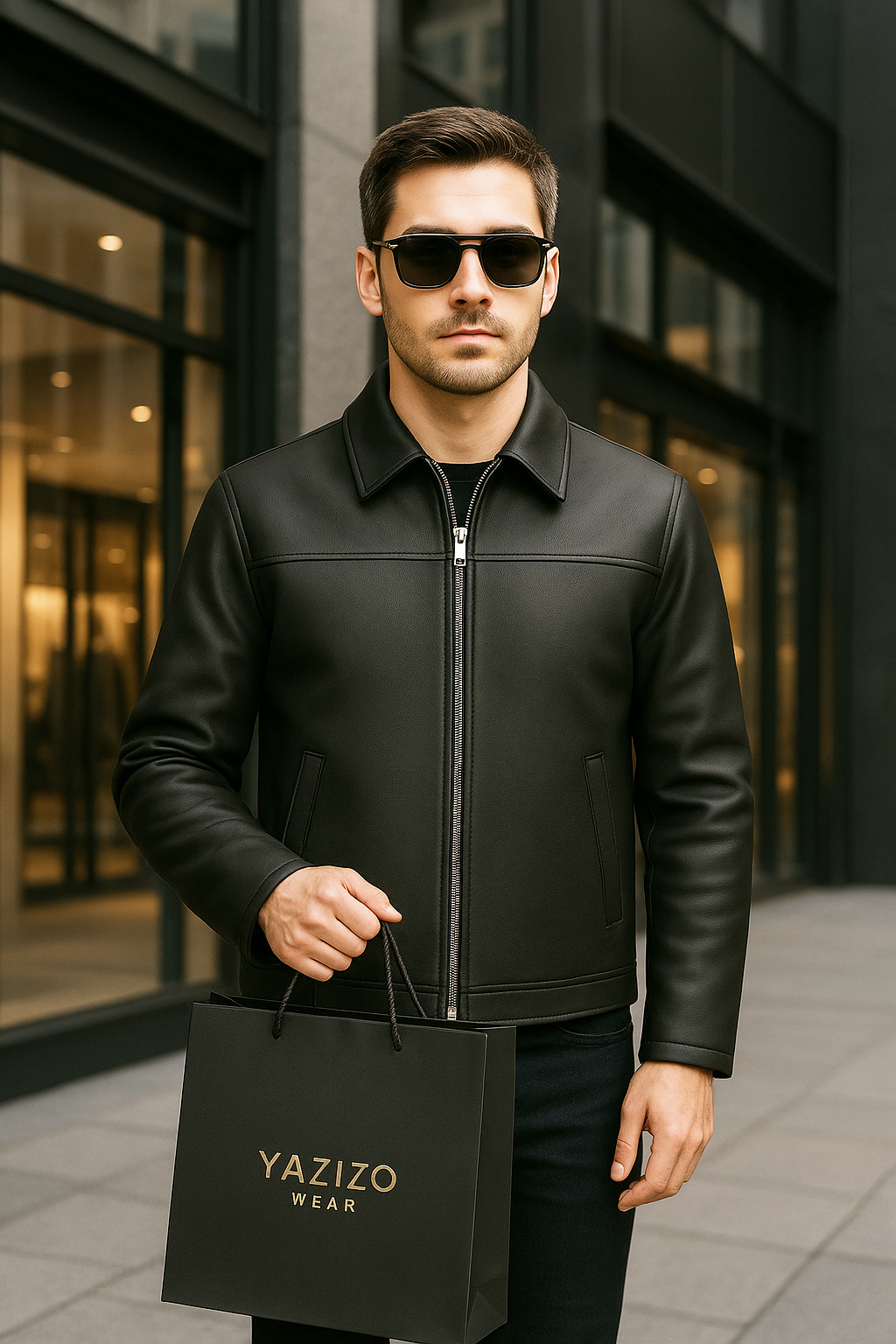 Blackforge Luxe Men's Leather Jacket