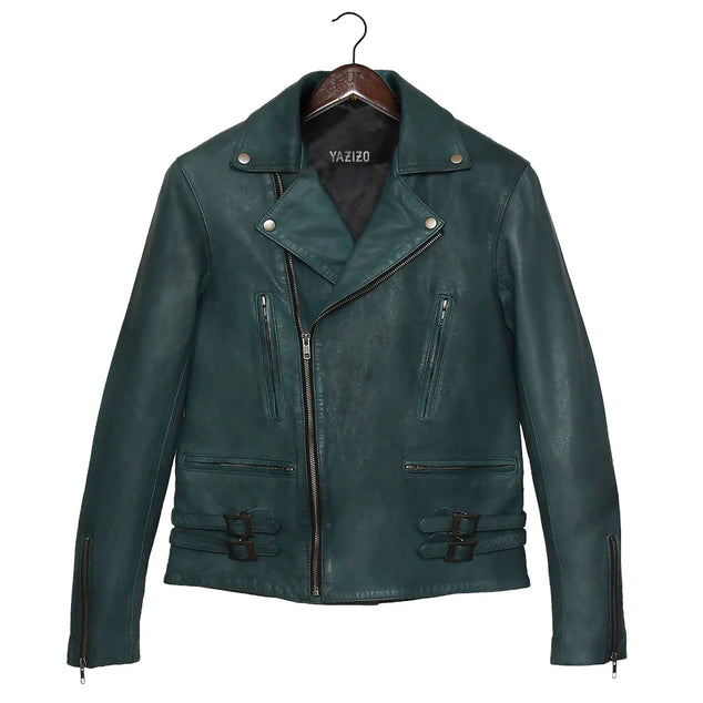 Frisco Motorcycle Easy Rider Camel Leather Jacket