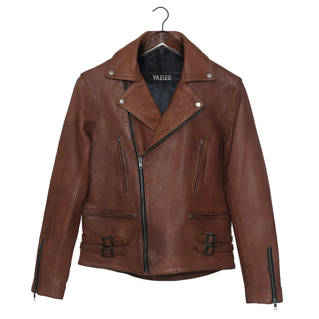 Frisco Motorcycle Easy Rider Green Leather Jacket