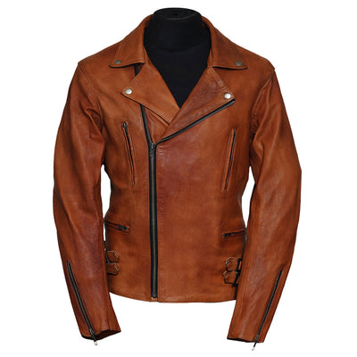 Frisco Motorcycle Easy Rider Red Leather Jacket