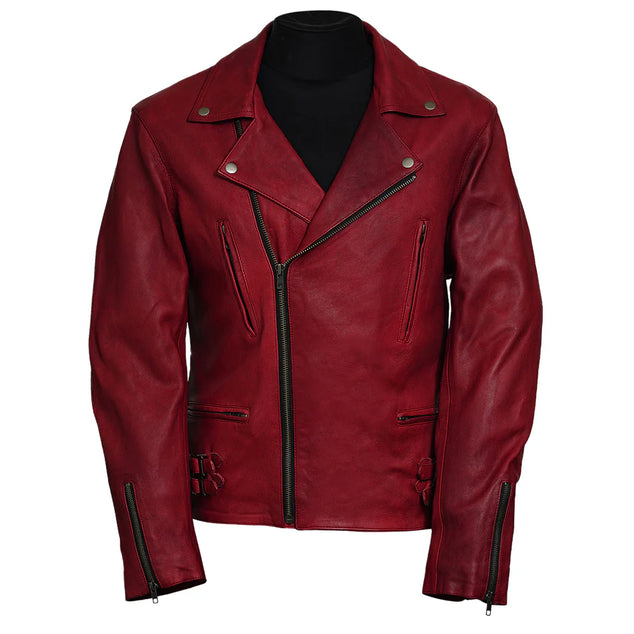 Frisco Motorcycle Easy Rider Brown Leather Jacket