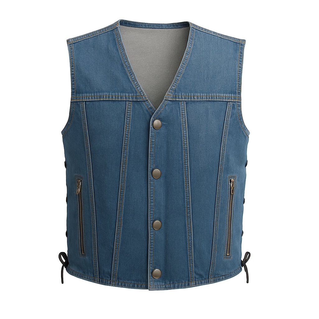 PR-303 Rabel - Men's Motorcycle Denim Vest
