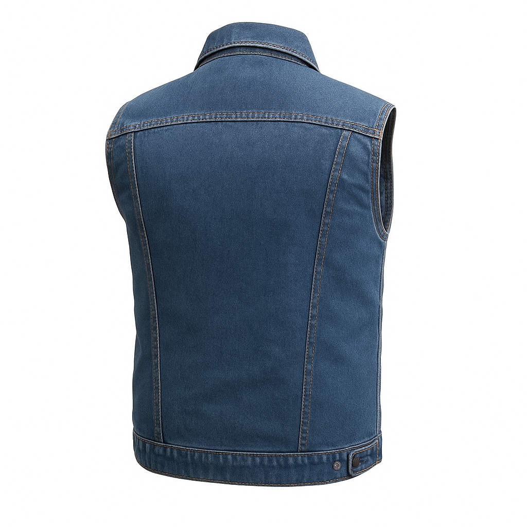 PR-314 Denmara – Men's Lightweight Denim Vest