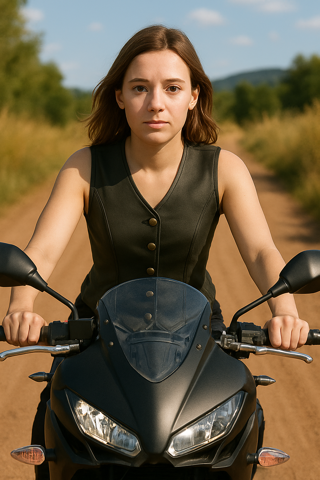 Warden – Women's Motorcycle Leather Vest