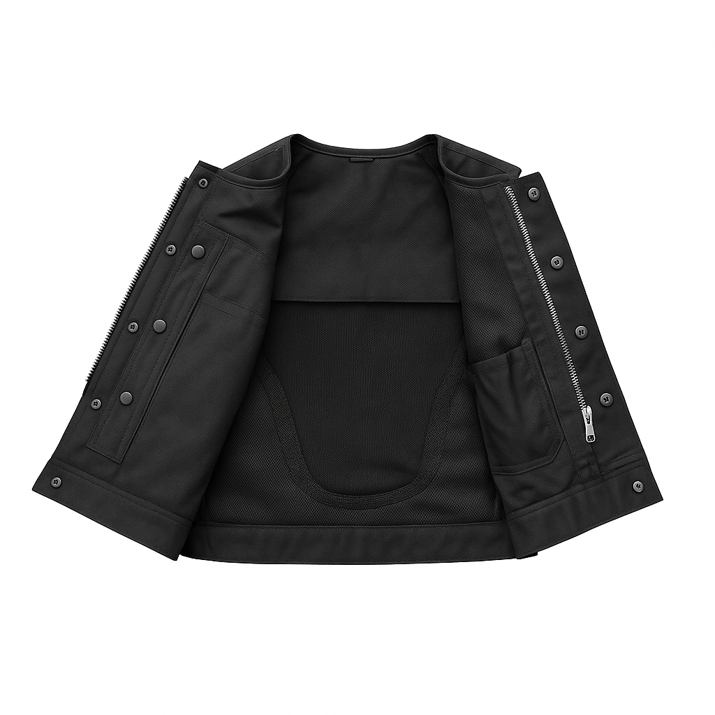 ZyraForge Moto Mesh Women's Motorcycle Vest – Diamond Quilt – Limited Edition