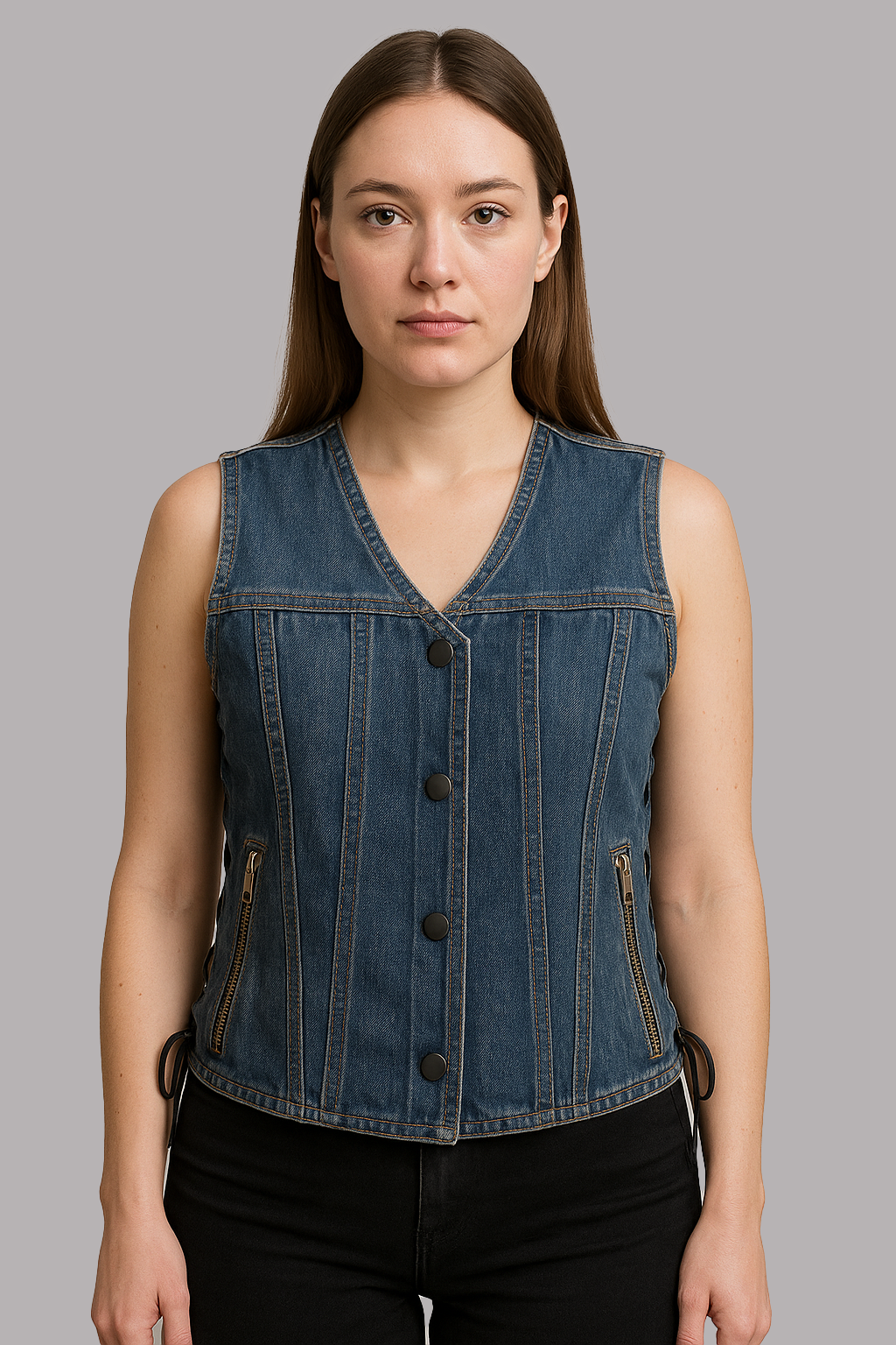 Legacy - Women's Motorcycle Denim Vest
