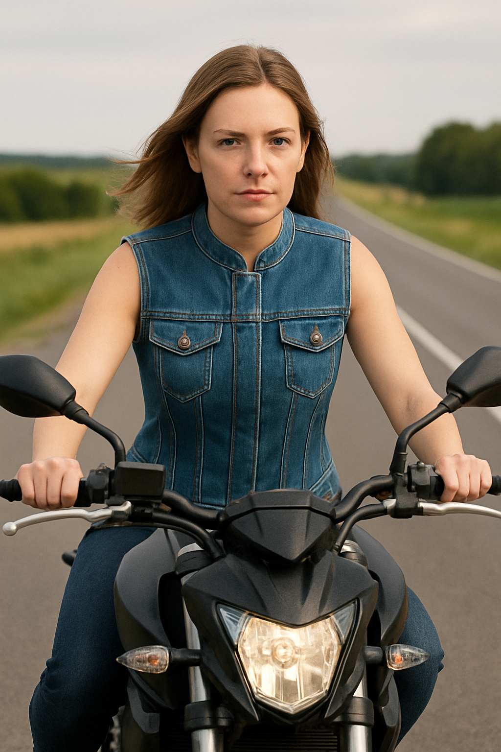 Rivet – Women's Motorcycle Denim Vest