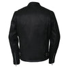 Superb Men's Cow Hide Black Leather Jacket